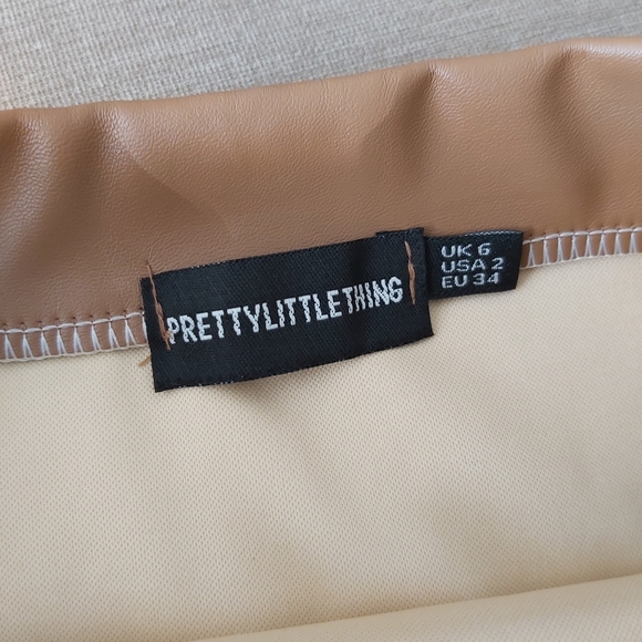 skirt vegan leather Pretty little thing - Picture 3 of 9